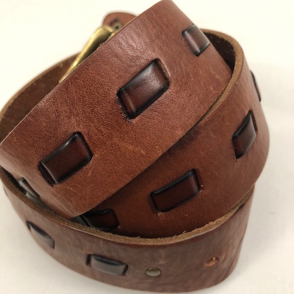 LEVIS Men’s Sz L Genuine Leather Belt - Picture 8 of 12